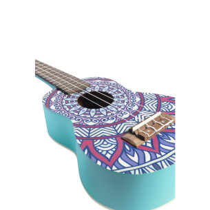 Bamboo B1E-DP Ukelele Soprano Deep Ocean II 2