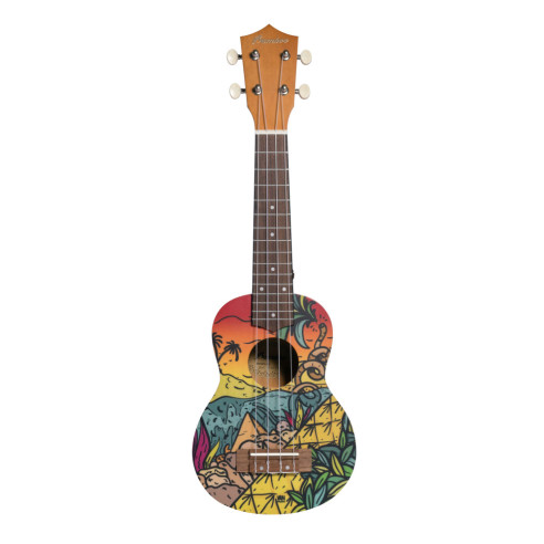 Bamboo B1E-HC Ukelele Soprano Hot Caribe