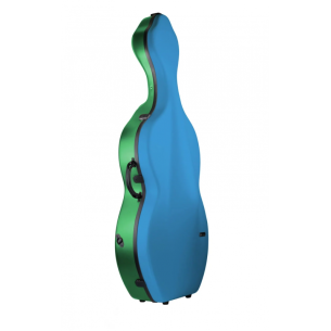 Bam BONB1003XLW Estuche cello Bonbon Hightech con ruedas Azul/Verde