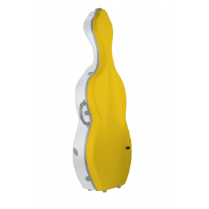 Bam BONB1003XLW Estuche cello Bonbon Hightech con ruedas Amarillo/Blanco