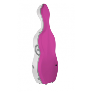 Bam BONB1003XLW Estuche cello Bonbon Hightech con ruedas Violeta/Blanco