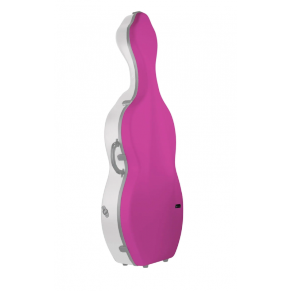 Bam BONB1003XLW Estuche cello Bonbon Hightech con ruedas Violeta/Blanco