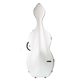 Bam BONB1003XLW Estuche cello Bonbon Hightech con ruedas Blanco/Marrón 2