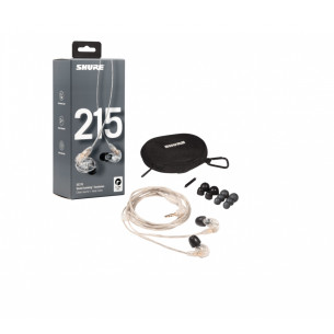 Shure SE215-CL-EFS Auriculares In-ear Profesionales Transparentes 2