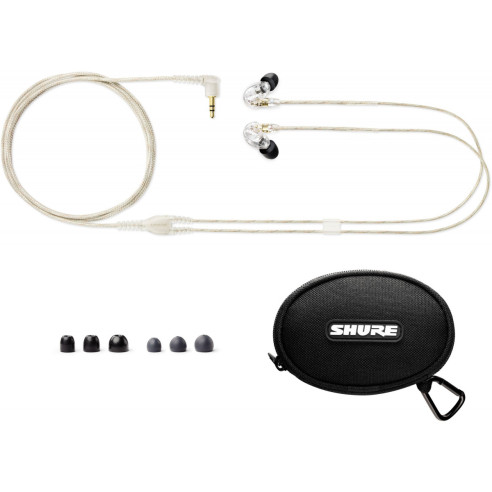 Shure SE215-CL-EFS Auriculares In-ear Profesionales Transparentes