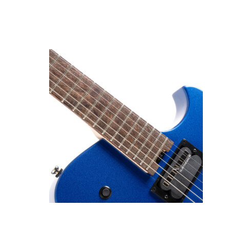 Comprar guitarra eléctrica Cort MBM-2H-SUS BBE modelo signature Matthew Bellamy con pastilla sustainiac y acabado azul.