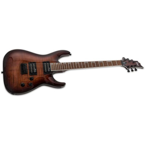 LTD H-200FM Dark Brown Sunburst Guitarra Eléctrica