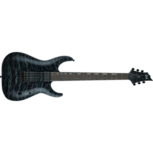 LTD H-1001 QM See Thru Black Guitarra Eléctrica