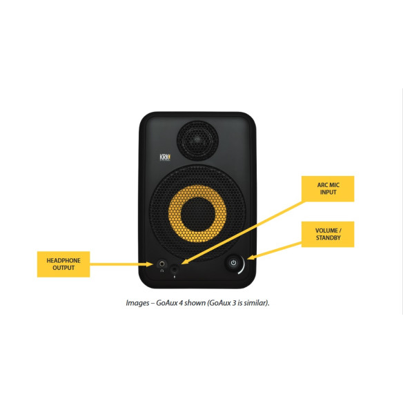 KRK GOAUX4 Pareja de monitores 100W