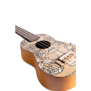 Bamboo B1E-TE Ukelele Soprano Terra 2