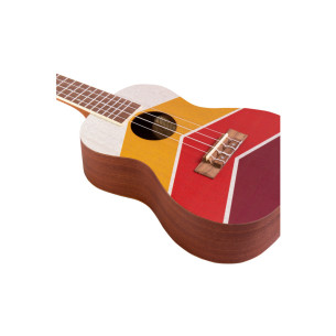 Bamboo B1E-BS Ukelele Soprano Burning Sunrise 2