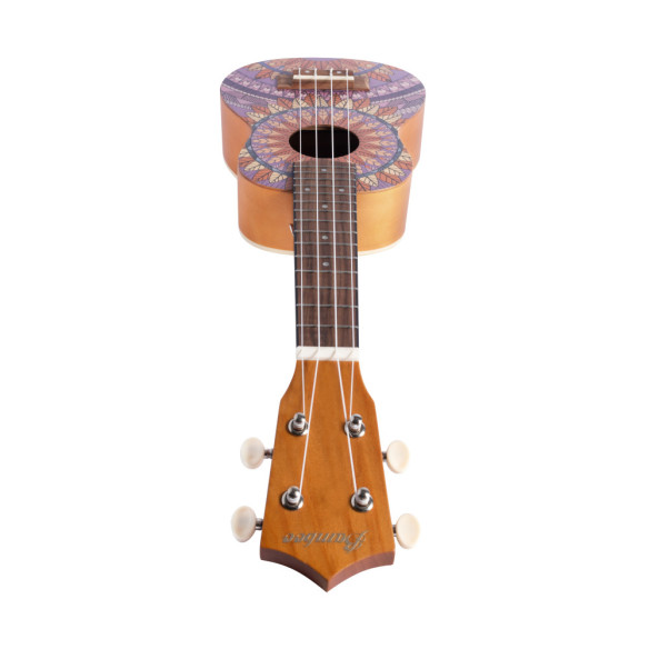 Bamboo B1E-PF Ukelele Soprano Purple Forest