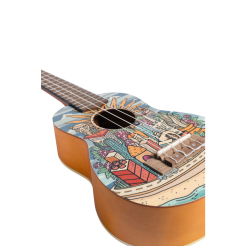 Bamboo B1E-BA Ukelele Soprano Buenos Aires