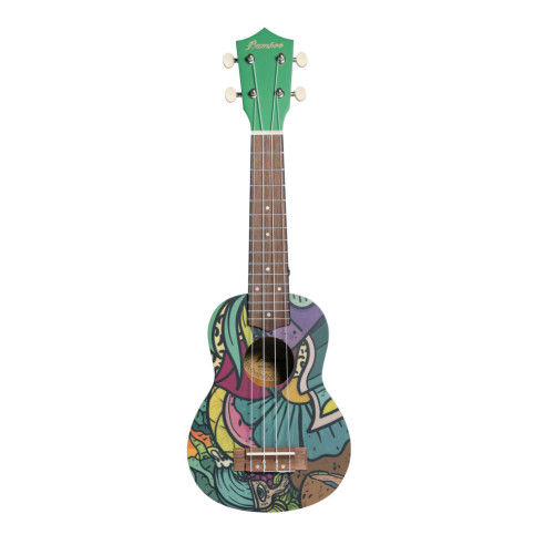 Bamboo B1E-GJ Ukelele Soprano Green Jungle