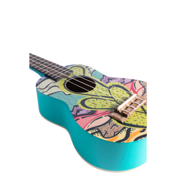 Bamboo B1E-CA Ukelele Soprano Cactus