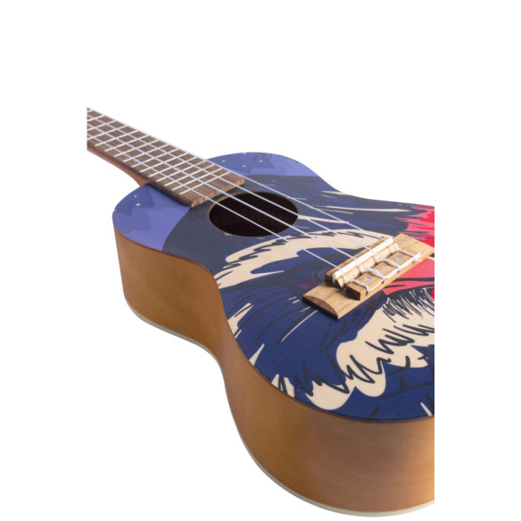 Bamboo BU23-EA Ukelele Concert American Eagle