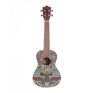 Bamboo BU23-RO Ukelele Concert Route Lover