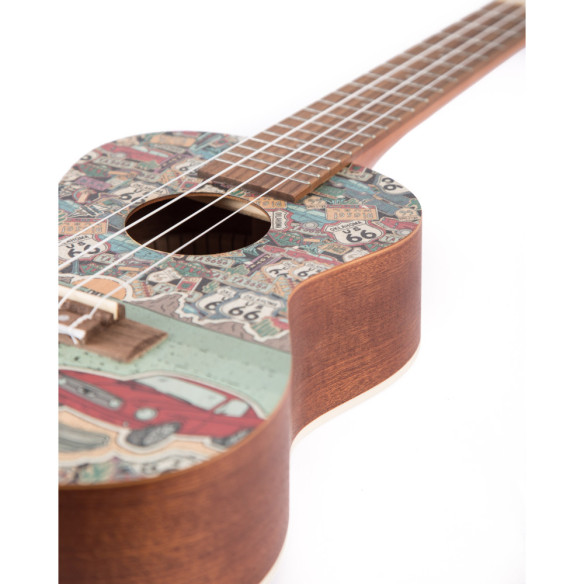Bamboo BU23-RO Ukelele Concert Route Lover