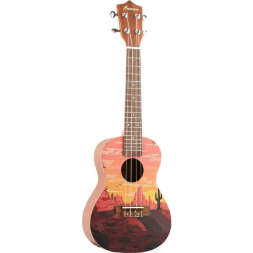 Bamboo BU23-R66 Ukelele Concert Sunset