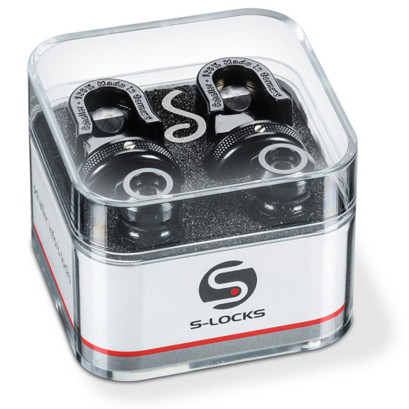 Schaller Straplock S-Locks Negro Cromo 14010401