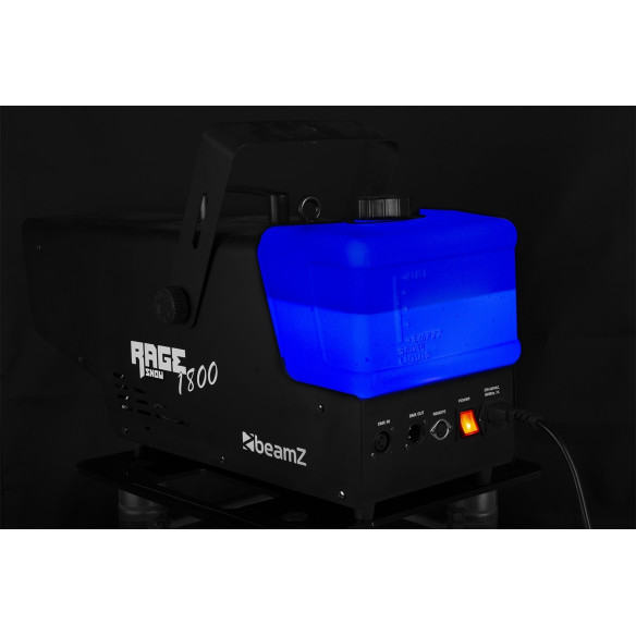 BeamZ Rage1800  SNOW Maquina de nieve con temporizador.1800Watts