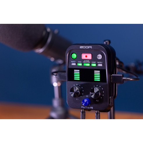 Zoom P2 PODTRAK Grabador portátil para Podcast