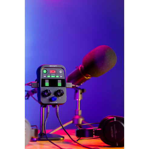 Zoom P2 PODTRAK Grabador portátil para Podcast