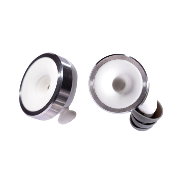 Limousine Earplugs KNOPS SMOOTH WHITE Tapones para los oidos