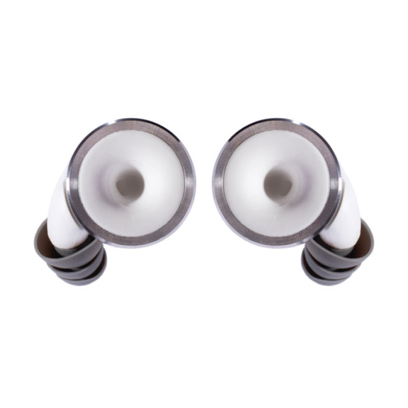Limousine Earplugs KNOPS SMOOTH WHITE Tapones para los oidos