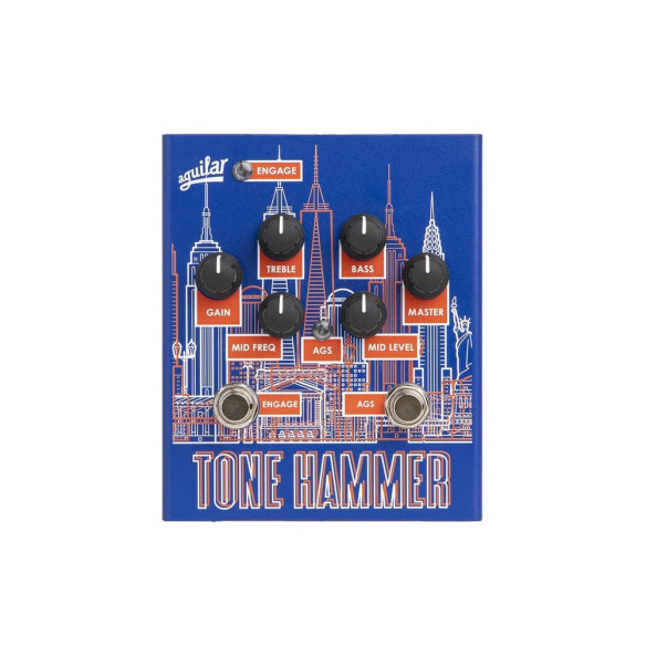 Aguilar TONE HAMMER LIMITED NYC SKYLINE Pedal Preamp para Bajo