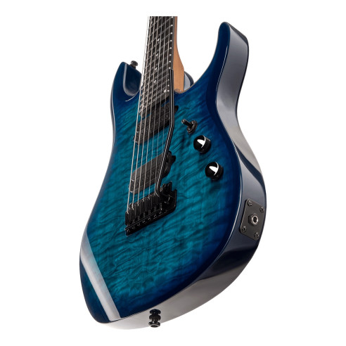 Sterling JOHN PETRUCCI JP157 DQM (7St) Cerulean Paradise Guitarra Eléctrica