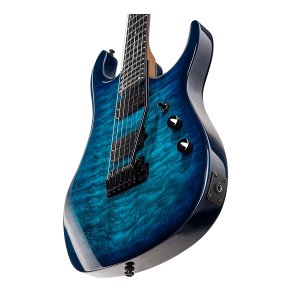 Sterling JOHN PETRUCCI JP150 DQM Cerulean Paradise Guitarra Eléctrica
