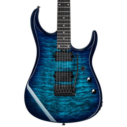 Sterling JOHN PETRUCCI JP150 DQM Cerulean Paradise Guitarra Eléctrica