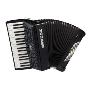 Hohner BRAVO III 72 Negro A16622 Acordeón de piano Cromático