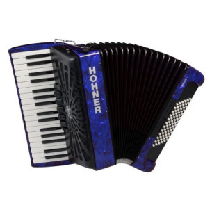 Hohner BRAVO III 72 Azul A16642 Acordeón de piano Cromático