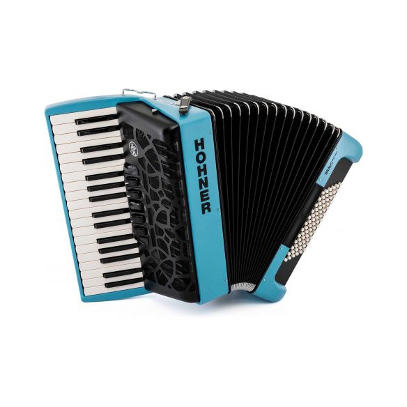 Hohner BRAVO MYCOLOR III 72 SKY Acordeón de piano cromático Hohner BRAVO MYCOLOR III 72 SKY Acordeón de piano cromático