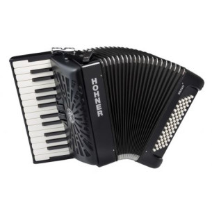 Hohner BRAVO II 60 Negro A16962 Acordeón de piano Cromático