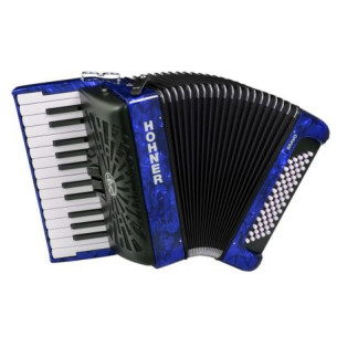 Hohner BRAVO II 60 Azul A16982 Acordeón de piano Cromático