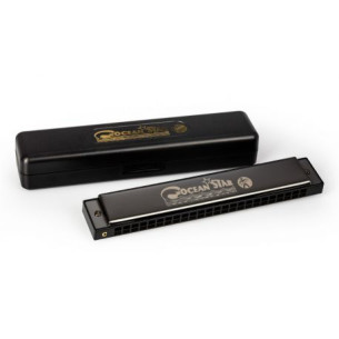 Hohner OCEAN STAR BLACK DO (C) 2540B/48 Armónica Diatónica