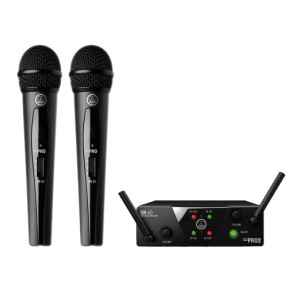 Sistema inalámbrico dual con 2 transmisores de mano AKG WMS-40 Mini Dual Vocat Set