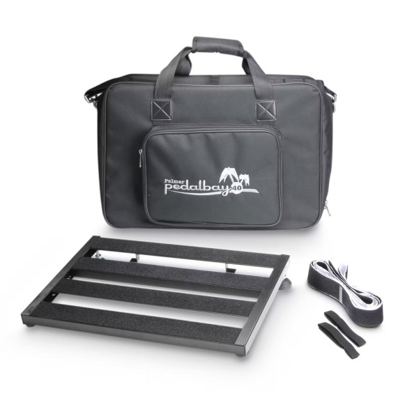Pedalera universal de aluminio para alojar todo tipo de pedales Palmer Pedalbay40.