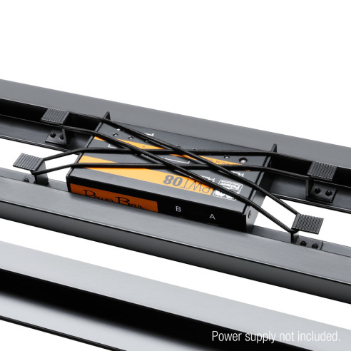 Pedalera universal de aluminio para alojar todo tipo de pedales Palmer Pedalbay80.