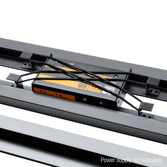 Pedalera universal de aluminio para alojar todo tipo de pedales Palmer Pedalbay80.