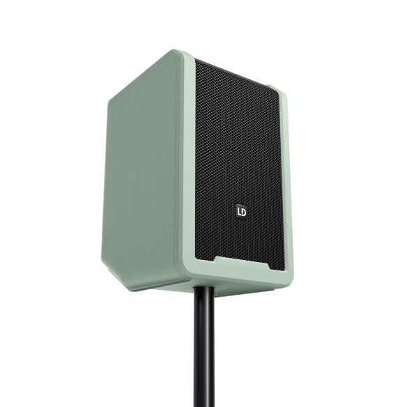 LD Systems ANNY 8 GN Altavoz de PA portátil a batería con Bluetooth® y mezclador, color Adventure Green