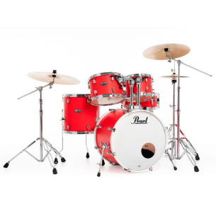 Pearl KIT DMP DECADE 2016B/1007T/1208T/1414F  1455S con Herrajes - Matte Racing Red