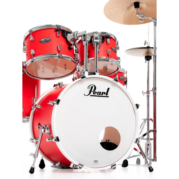 Pearl KIT DMP DECADE 2016B/1007T/1208T/1414F  1455S con Herrajes - Matte Racing Red
