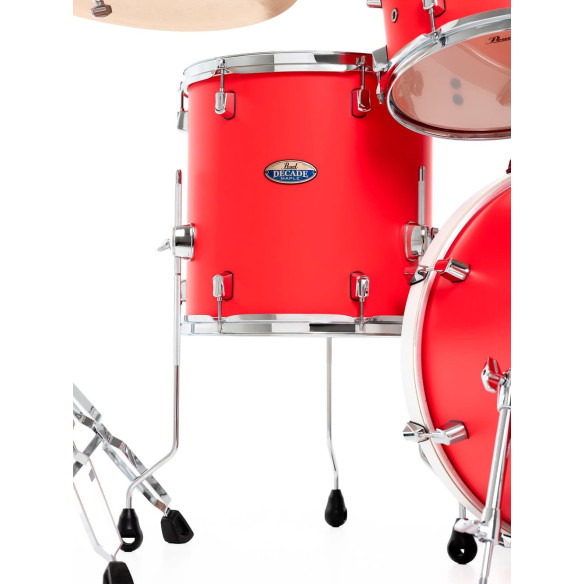 Pearl KIT DMP DECADE 2016B/1007T/1208T/1414F  1455S con Herrajes - Matte Racing Red