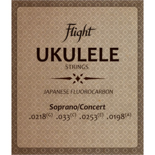 Flight FUSSC-100 Juego Cuerdas Ukelele Soprano/Concert