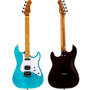 Flight Ukelele Barítono Rock Series Pathfinder OBL Ocean Blue 2