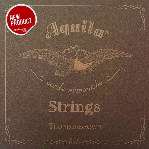 Aquila Juego Cuerdas Ukelele Bajo Thunderbrown (18-21) 165-U